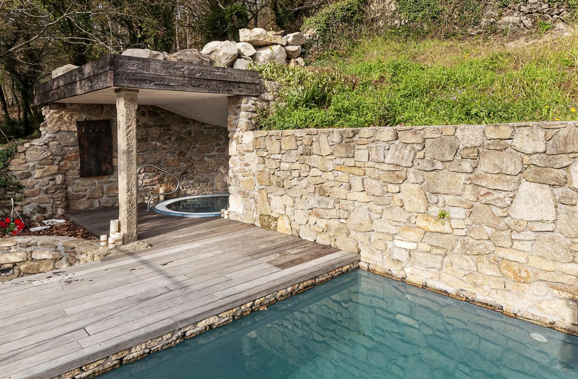 Casa Do Cebro Casa Con Piscina Y Jacuzzi Privados Villa Santiago de Compostela Kültér fotó